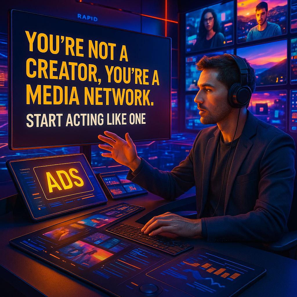 You’re Not a Creator, You’re a Media Network. Start Acting Like One.