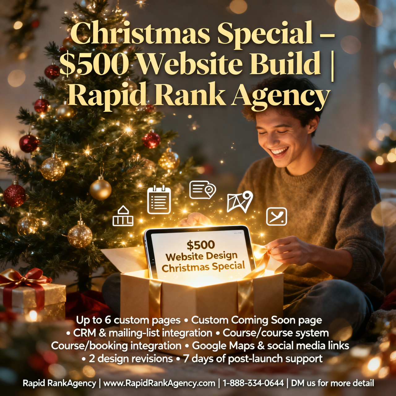 🎄 Christmas Website Special – Only $500! 🎄