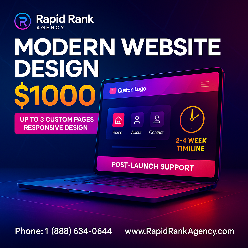 Launch Your Site for Just $1000! 8 Launch Your Site for Just $1000!