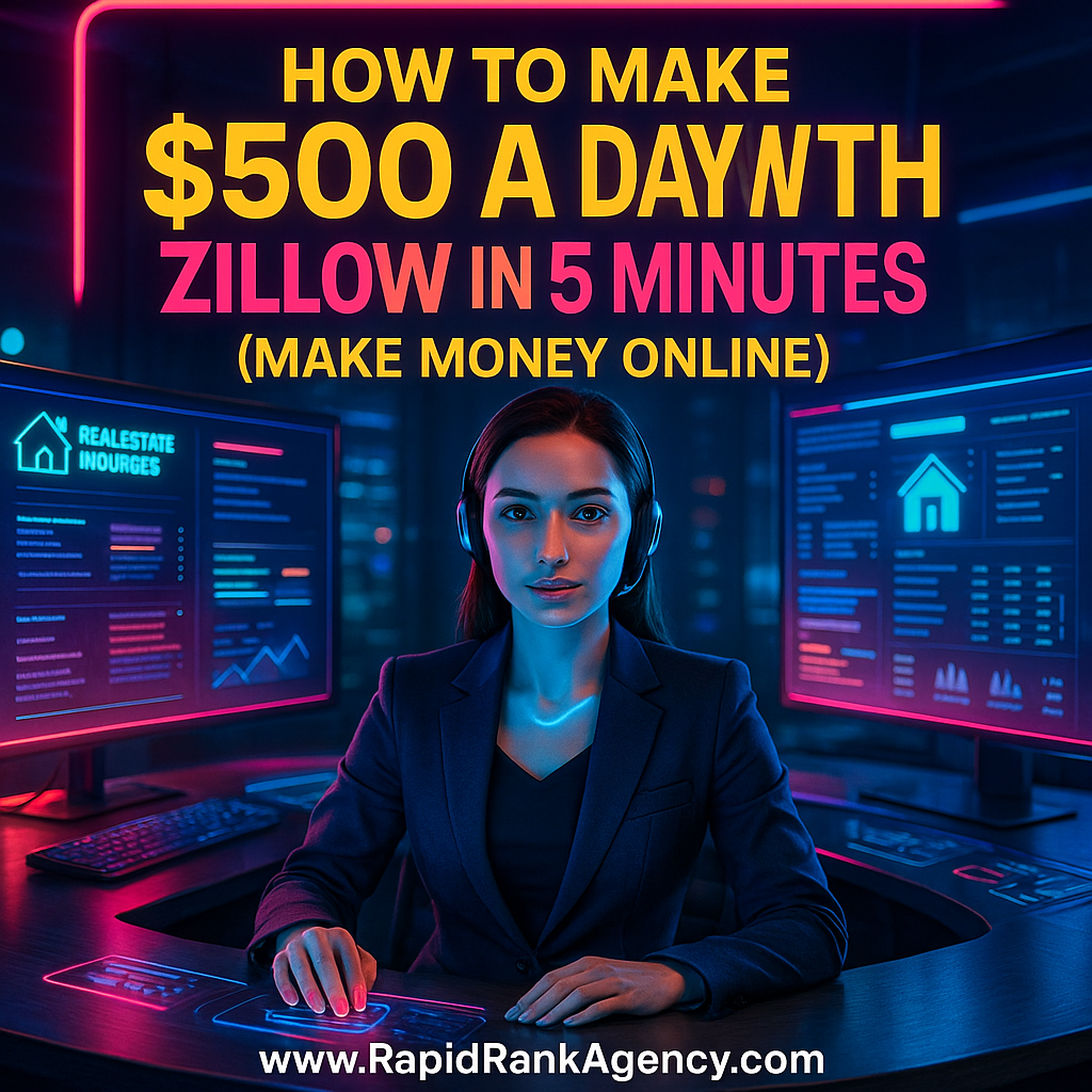 How To Make $500 a Day With Zillow In 5 Minutes (Make Money Online)