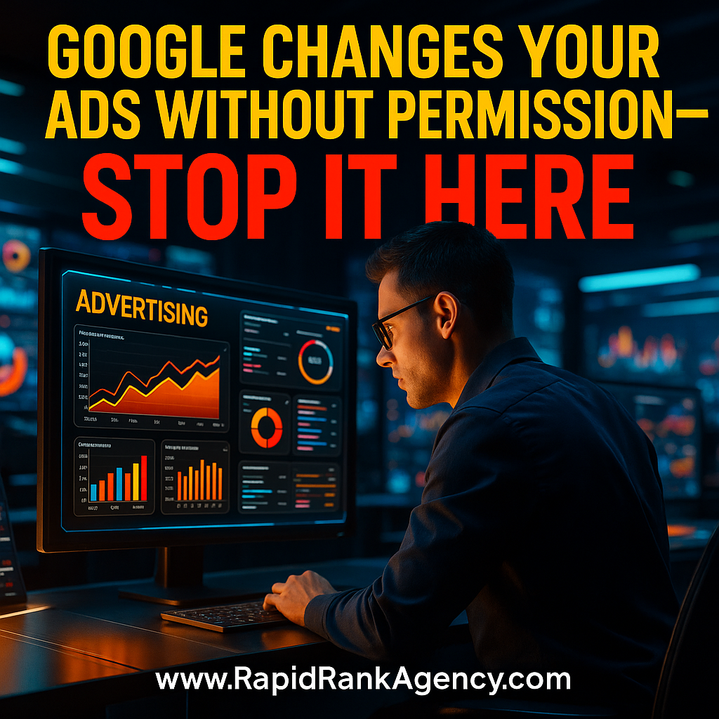 Google Changes Your Ads Without Permission—Stop It Here